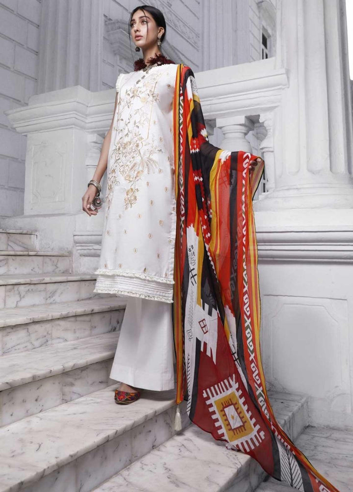 Ittehad Textiles Embroidered Lawn Suits Unstitched 3 Piece IT21EL ITE-VISTOSA - Summer Collection
