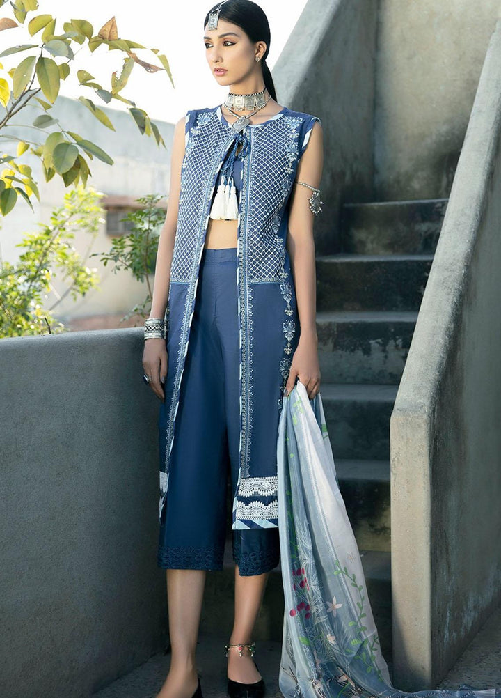 Ittehad Textiles Embroidered Lawn Suits Unstitched 3 Piece ITD21SS MEILLEURE - Spring / Summer Collection