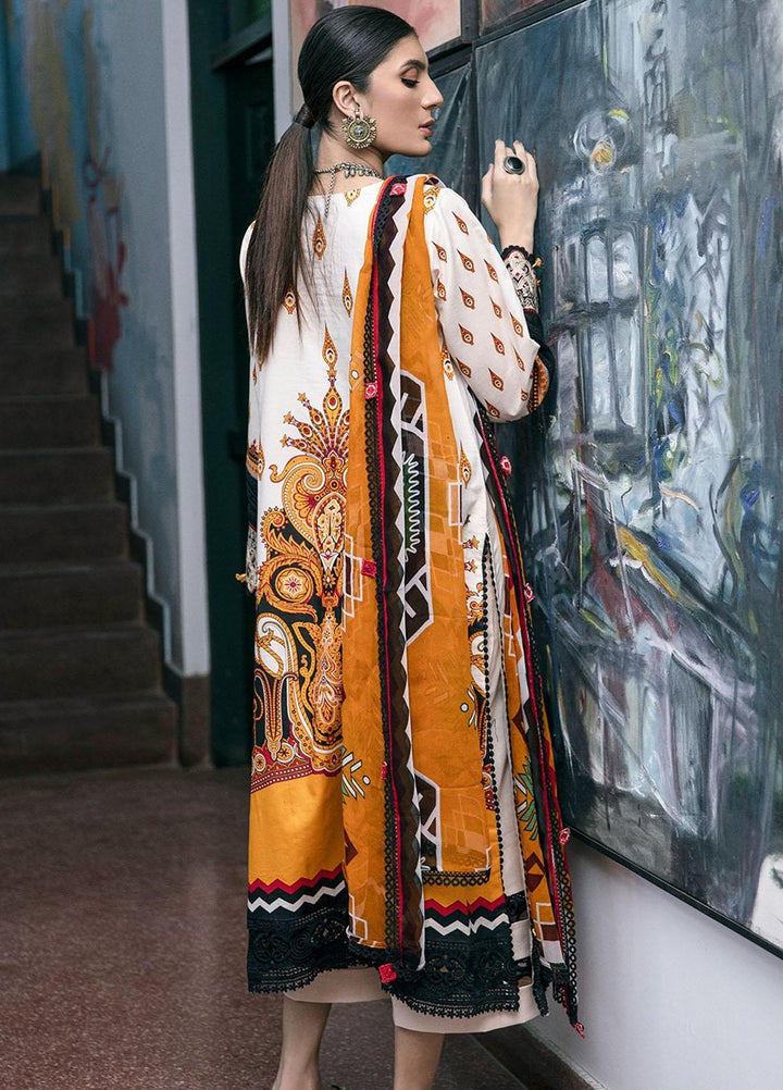 Ittehad Textiles Embroidered Lawn Suits Unstitched 3 Piece ITD21SS MELANGE - Spring / Summer Collection