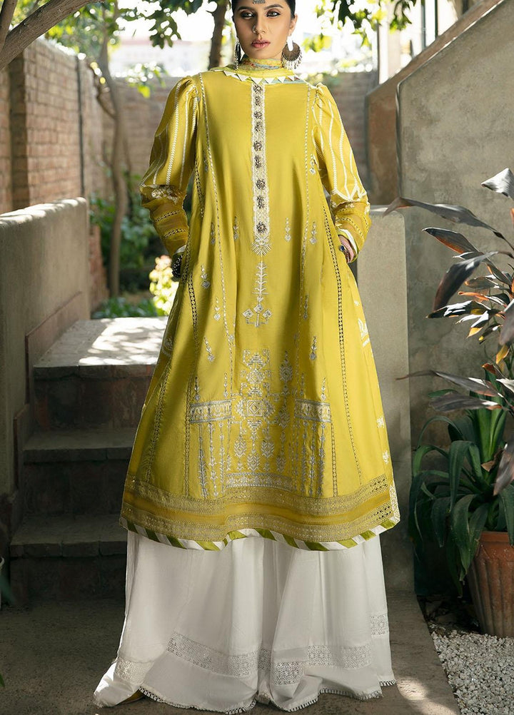 Ittehad Textiles Embroidered Lawn Suits Unstitched 3 Piece ITD21SS MOUSSELINE - Spring / Summer Collection