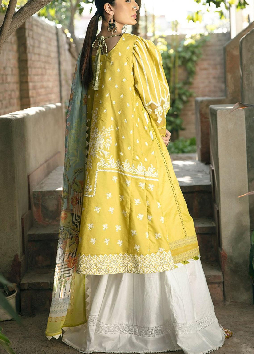 Ittehad Textiles Embroidered Lawn Suits Unstitched 3 Piece ITD21SS MOUSSELINE - Spring / Summer Collection