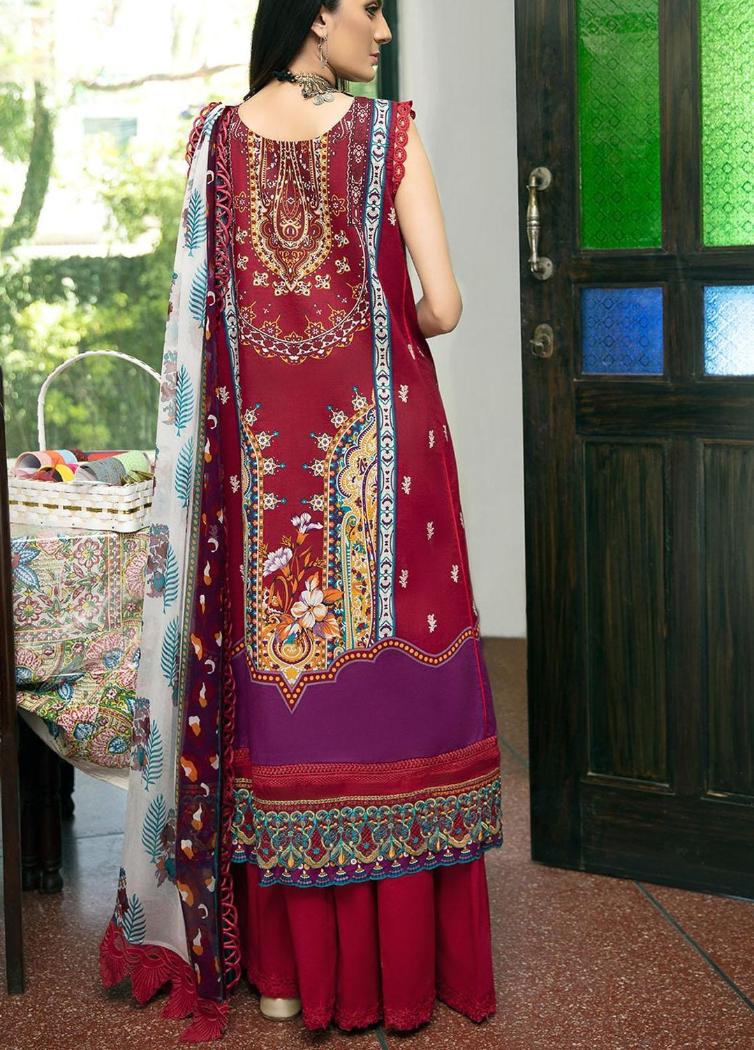 Ittehad Textiles Embroidered Lawn Suits Unstitched 3 Piece ITD21SS PELOUSE - Spring / Summer Collection