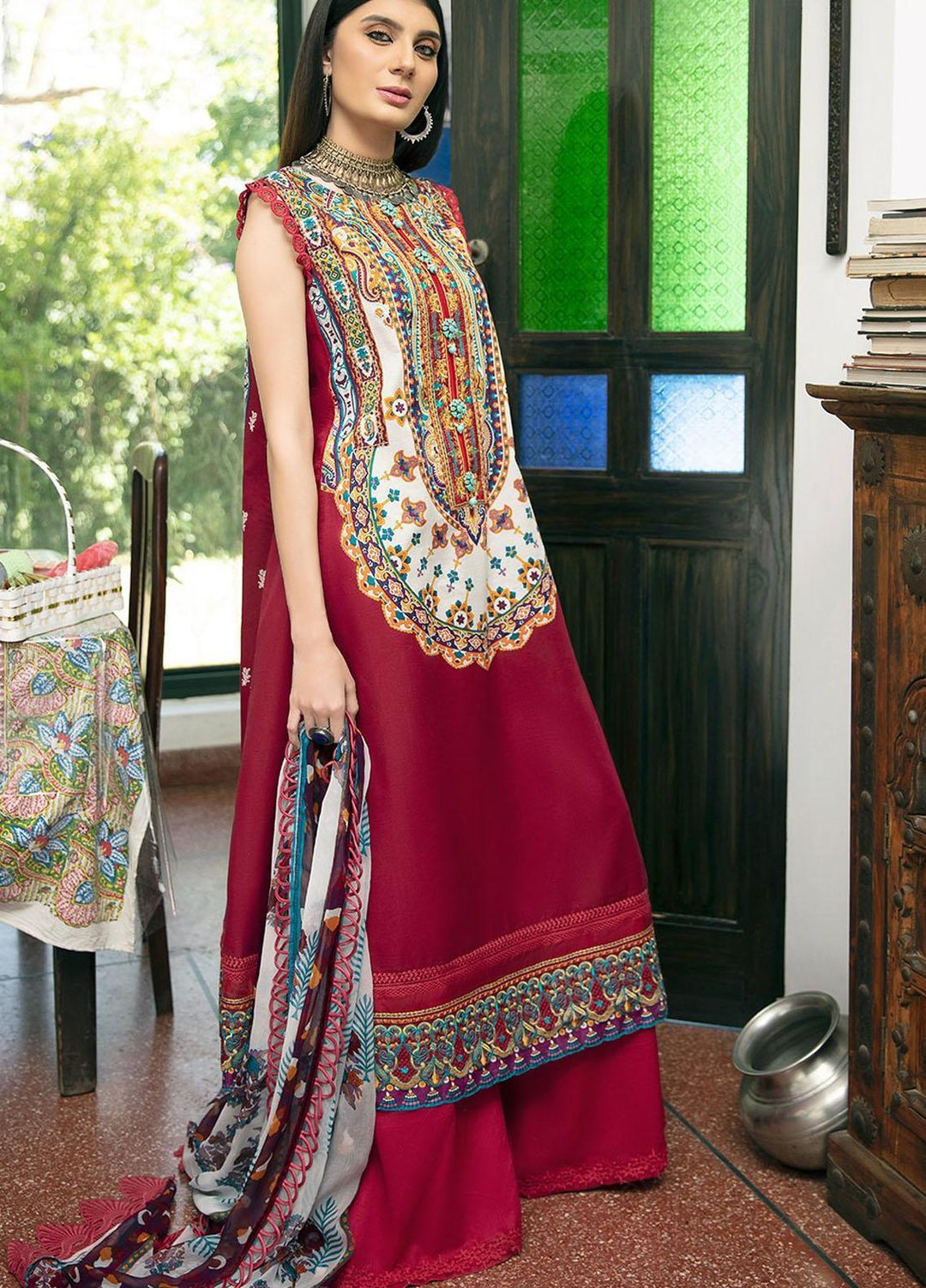 Ittehad Textiles Embroidered Lawn Suits Unstitched 3 Piece ITD21SS PELOUSE - Spring / Summer Collection