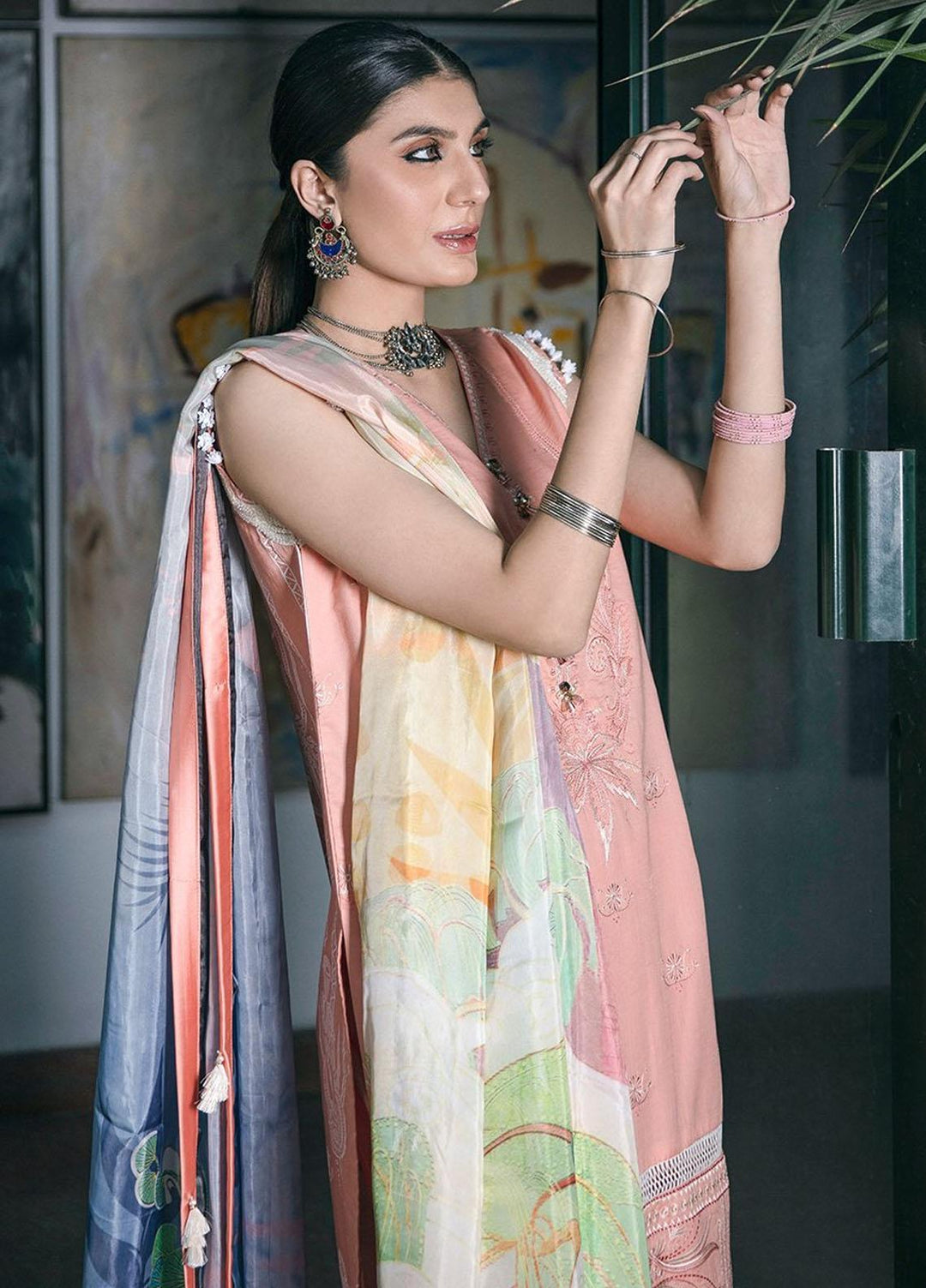 Ittehad Textiles Embroidered Lawn Suits Unstitched 3 Piece ITD21SS PLAISANTE - Spring / Summer Collection