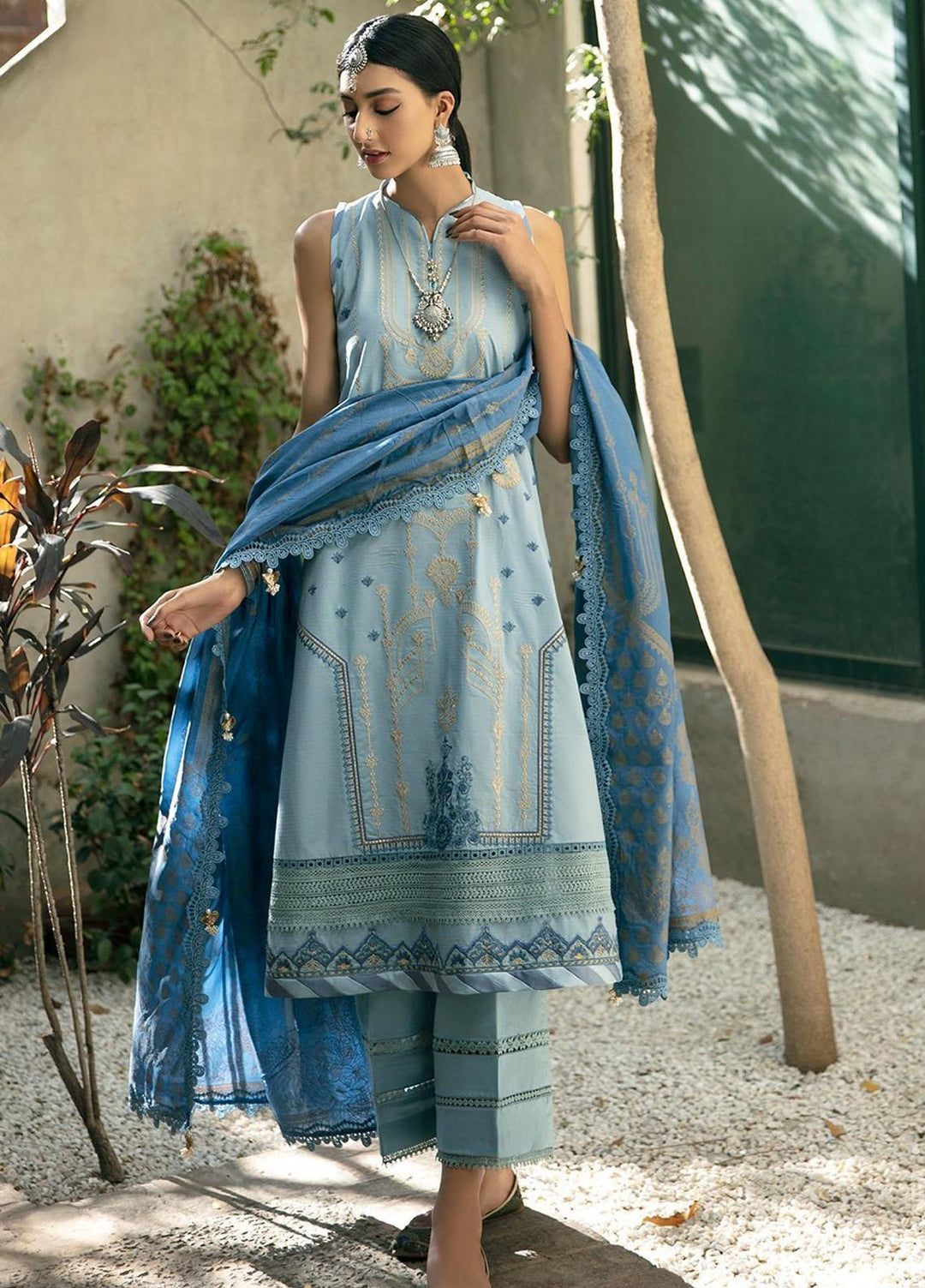 Ittehad Textiles Embroidered Lawn Suits Unstitched 3 Piece ITD21SS SOIE - Spring / Summer Collection
