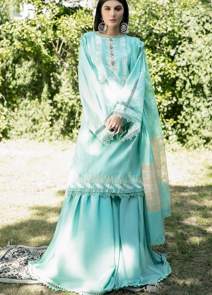 Ittehad Textiles Embroidered Lawn Suits Unstitched 3 Piece ITD21SS VERTE - Spring / Summer Collection