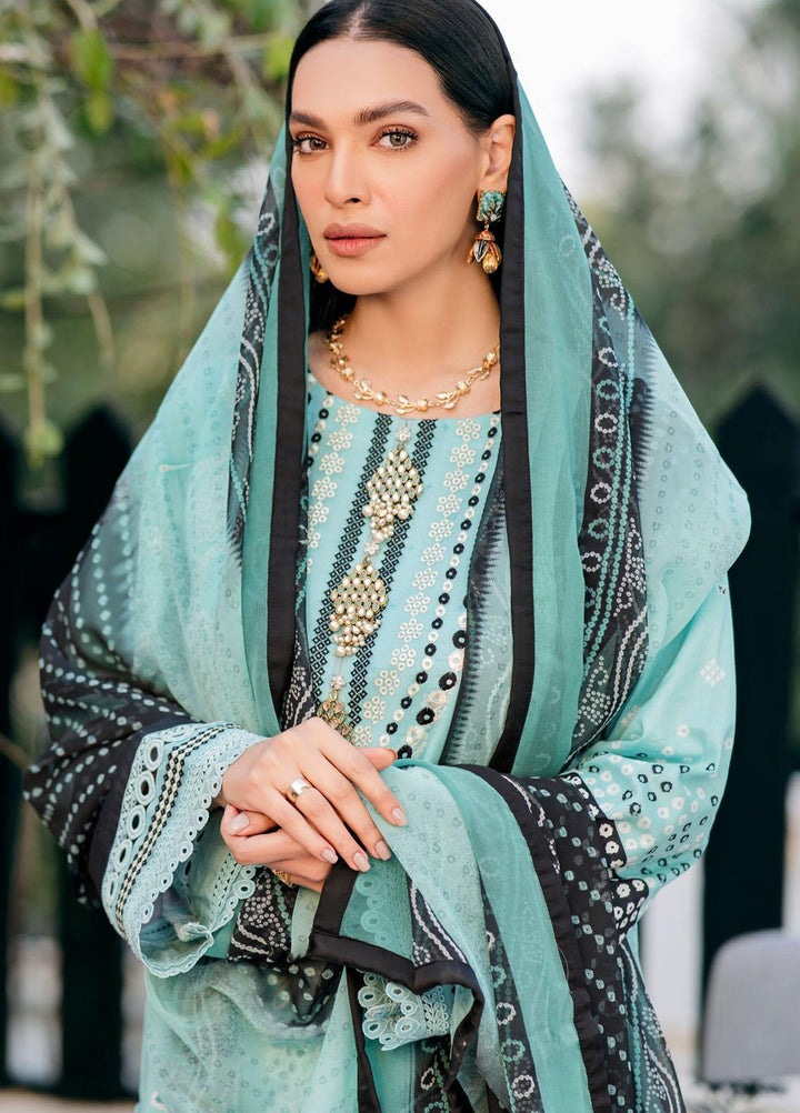 Ittehad Textiles Embroidered Lawn Suits Unstitched 3 Piece ITD22ES LF- EB1 2201 - Summer Collection