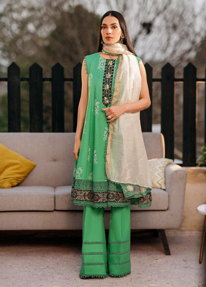 Ittehad Textiles Embroidered Lawn Suits Unstitched 3 Piece ITD22ES LF- EB1 2202 - Summer Collection