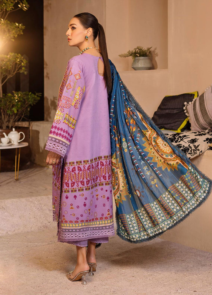Ittehad Textiles Embroidered Lawn Suits Unstitched 3 Piece ITD22ES LF- EB1 2209 - Summer Collection