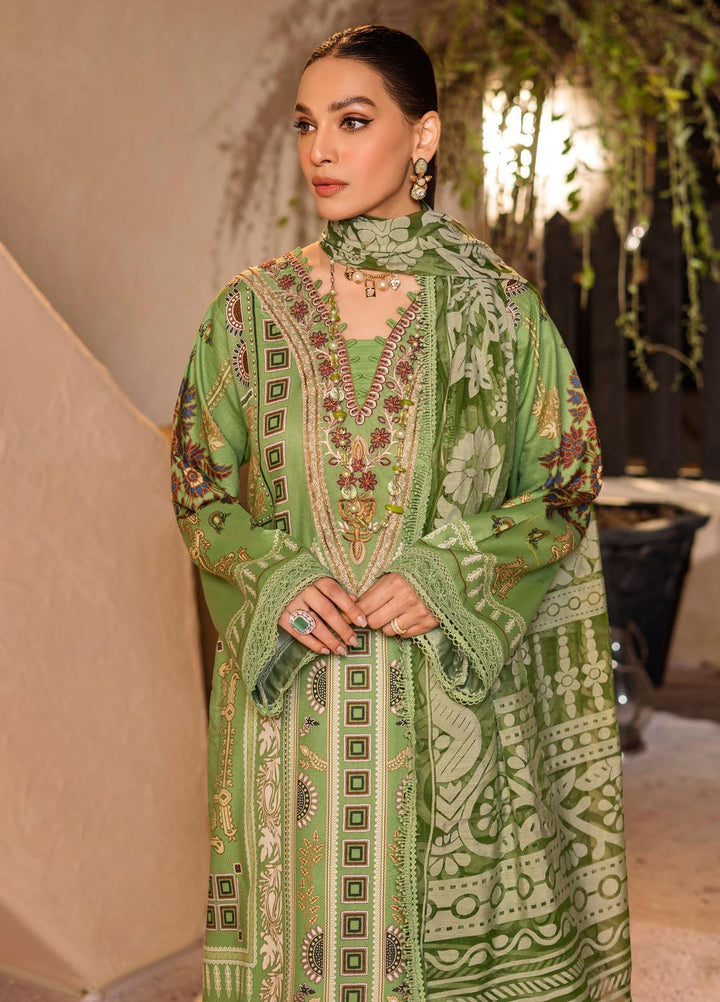 Ittehad Textiles Embroidered Lawn Suits Unstitched 3 Piece ITD22ES LF- EB1 2210 - Summer Collection
