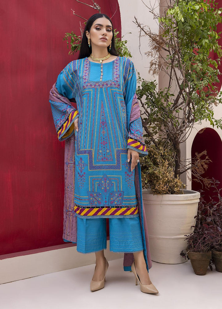 Ittehad Textiles Embroidered Khaddar Suits Unstitched 3 Piece IT21FPS PRS-ARSH - Winter Collection