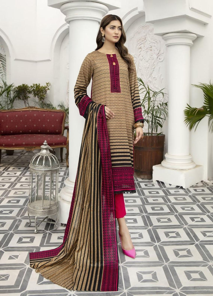 Jhalak by Ittehad Textiles Printed Lawn Suits Unstitched 3 Piece ITD21J 21204A - Summer Collection