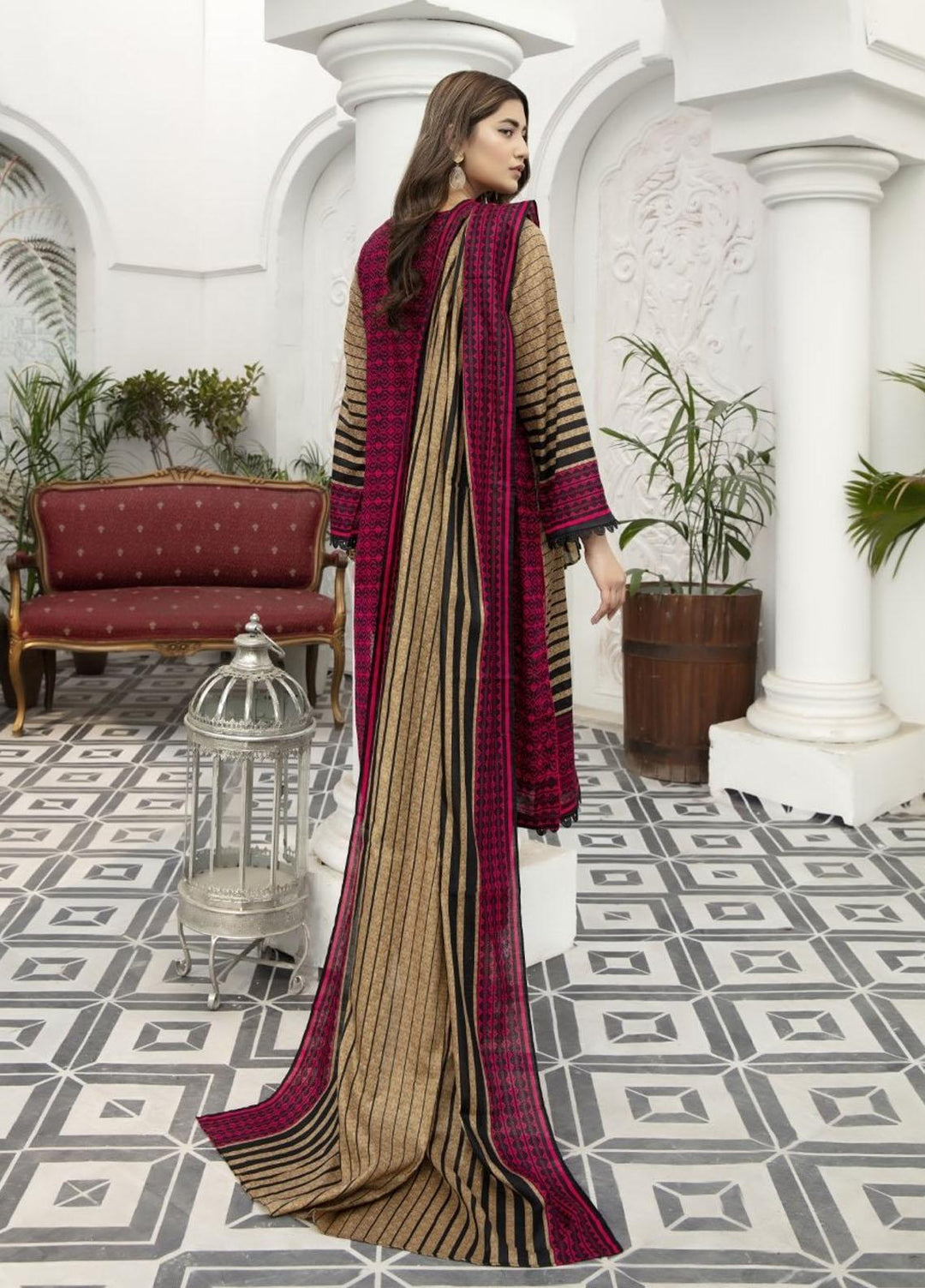 Jhalak by Ittehad Textiles Printed Lawn Suits Unstitched 3 Piece ITD21J 21204A - Summer Collection