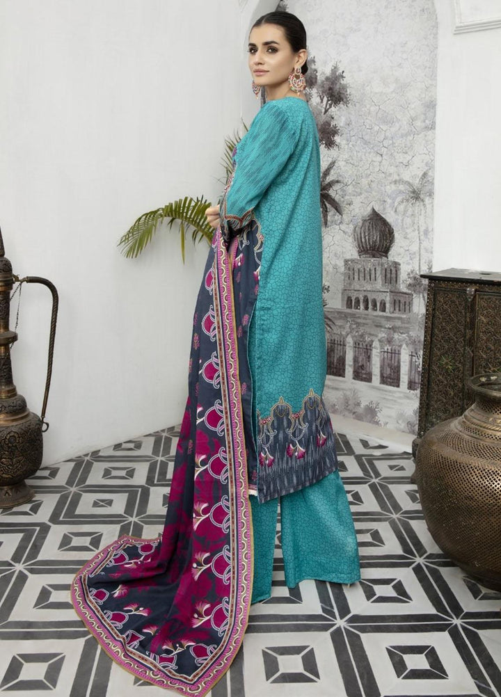 Jhalak by Ittehad Textiles Printed Lawn Suits Unstitched 3 Piece ITD21J 21208A - Summer Collection