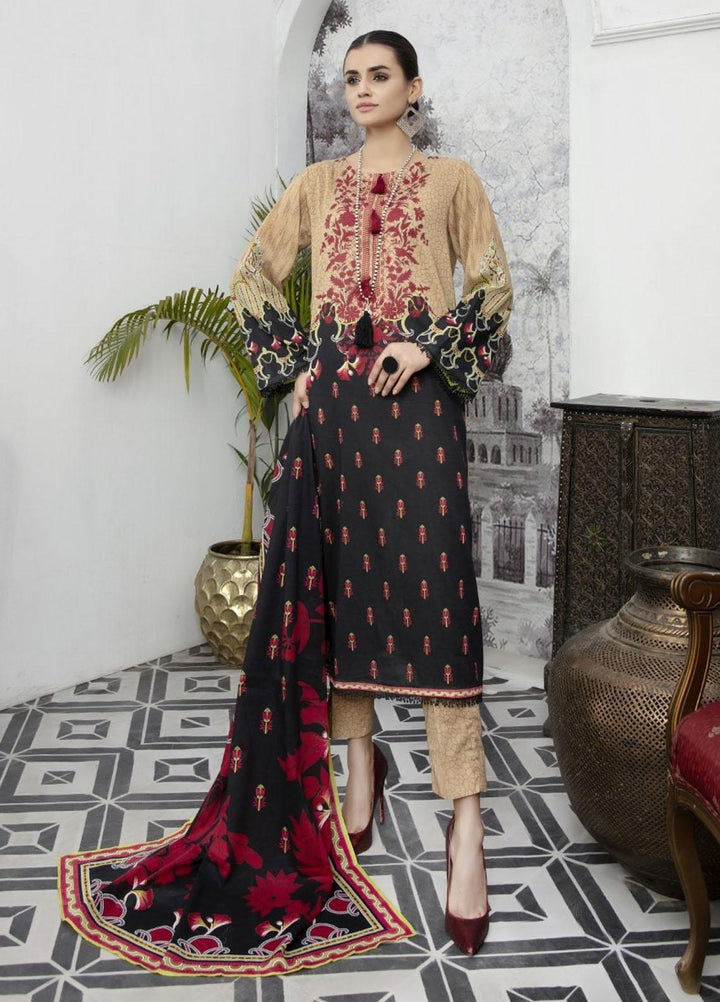 Jhalak by Ittehad Textiles Printed Lawn Suits Unstitched 3 Piece ITD21J 21208B - Summer Collection