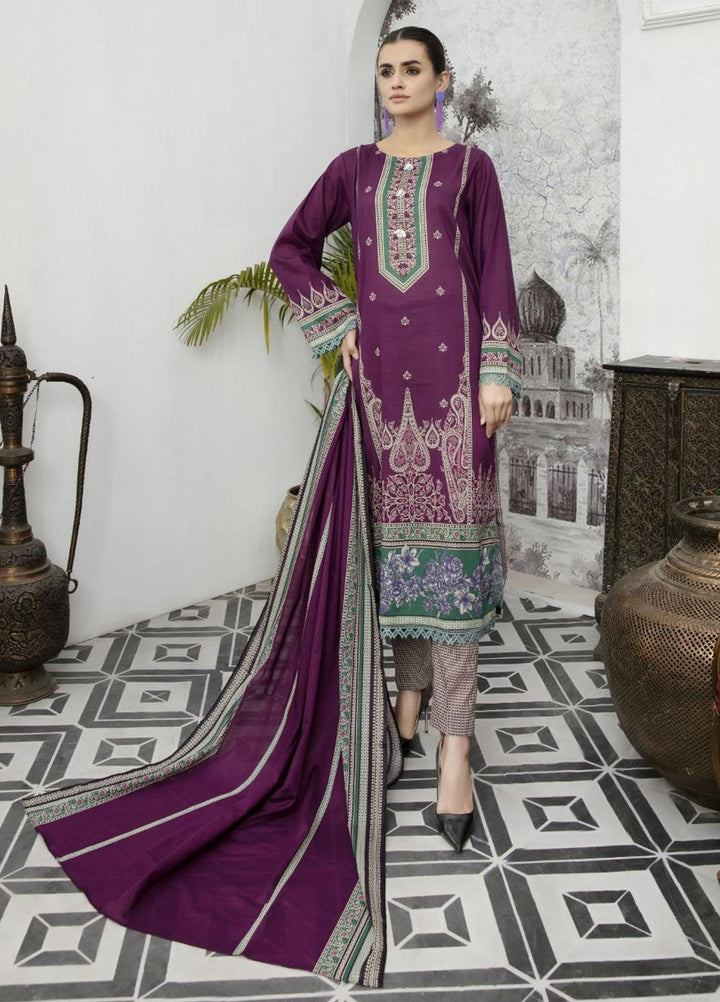 Jhalak by Ittehad Textiles Printed Lawn Suits Unstitched 3 Piece ITD21J 21212A - Summer Collection