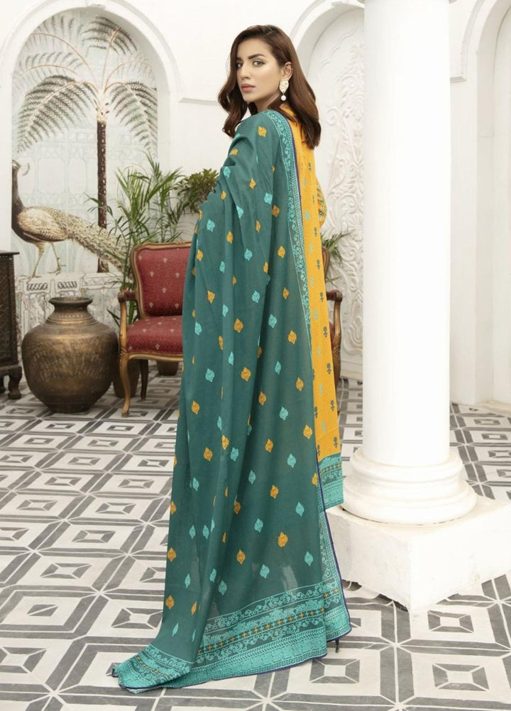 Jhalak by Ittehad Textiles Printed Lawn Suits Unstitched 3 Piece ITD21J 21214A - Summer Collection
