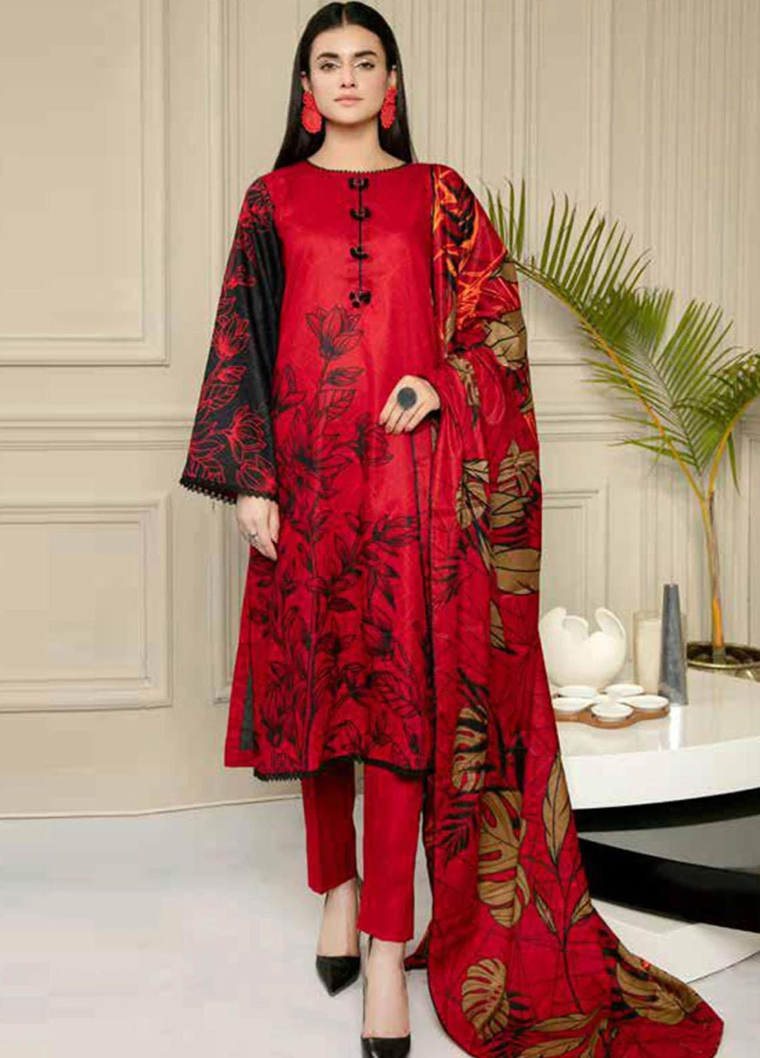 Ittehad Textiles Printed Lawn Suits Unstitched 3 Piece  ITD21J LF-JL-21221B - Summer Collection