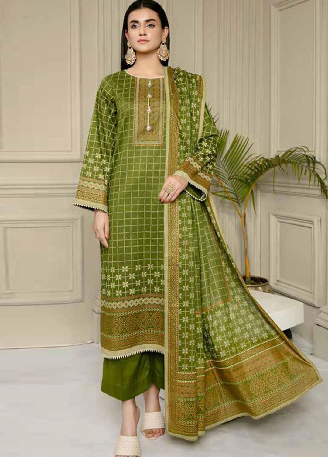 Ittehad Textiles Printed Lawn Suits Unstitched 3 Piece  ITD21J LF-JL-21224B - Summer Collection