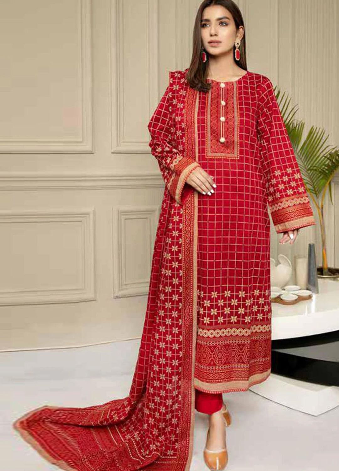 Ittehad Textiles Printed Lawn Suits Unstitched 3 Piece  ITD21J LF-JL-21224C - Summer Collection