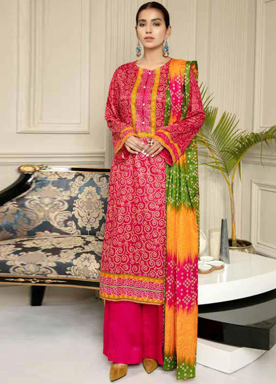 Ittehad Textiles Printed Lawn Suits Unstitched 3 Piece  ITD21J LF-JL-21225B - Summer Collection