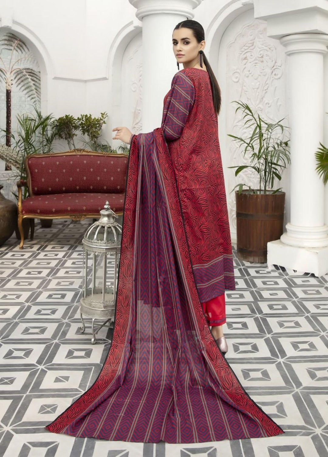 Jhalak By Ittehad Textiles Printed Lawn Suits Unstitched 3 Piece ITD21JL 21227A - Summer Collection