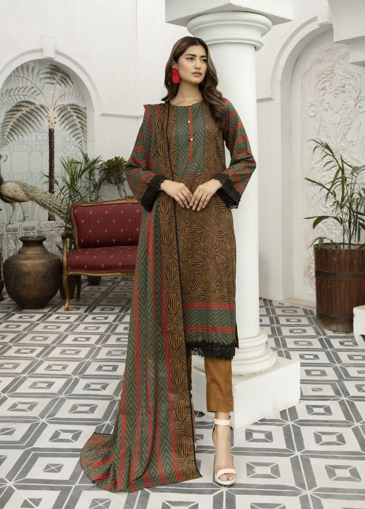 Jhalak By Ittehad Textiles Printed Lawn Suits Unstitched 3 Piece ITD21JL 21227B - Summer Collection