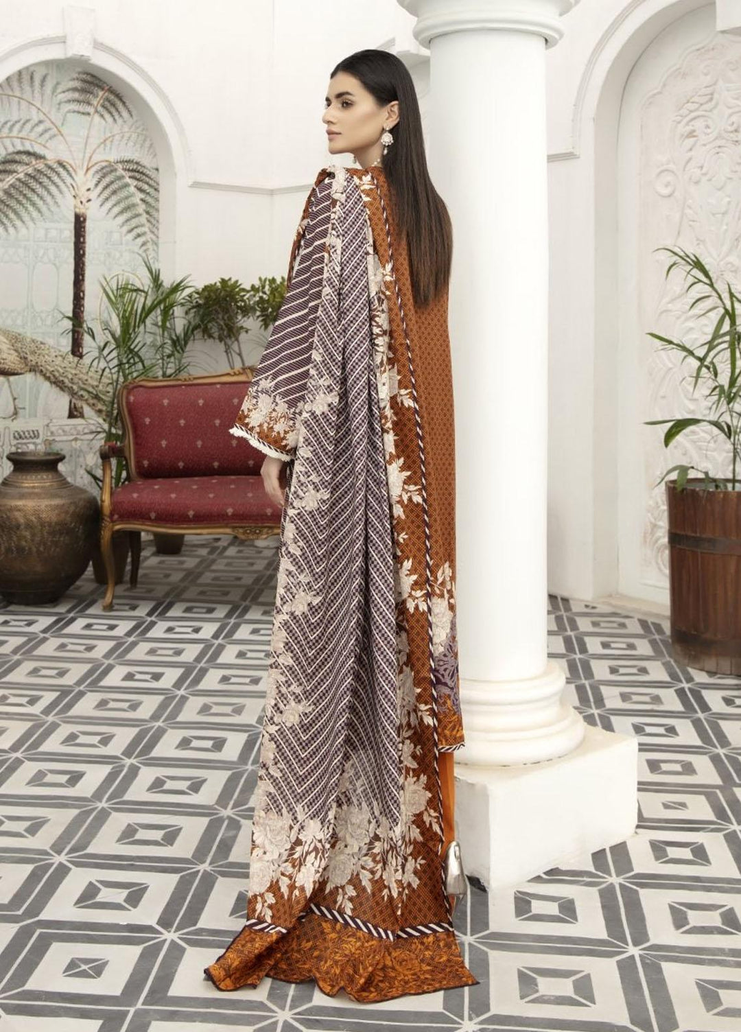 Jhalak By Ittehad Textiles Printed Lawn Suits Unstitched 3 Piece ITD21JL 21229A - Summer Collection