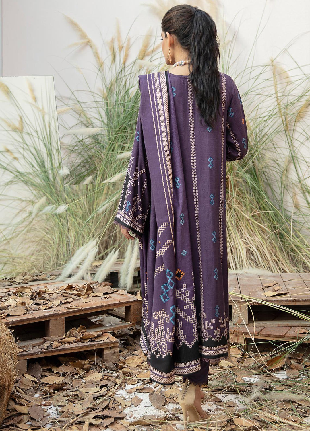 Ittehad Textiles Printed Linen Suits Unstitched 3 Piece IT21JL LF-JN-21501A - Winter Collection