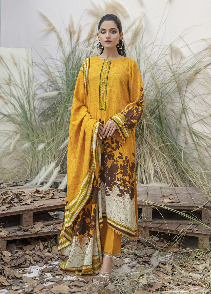 Ittehad Textiles Printed Linen Suits Unstitched 3 Piece IT21JL LF-JN-21502B - Winter Collection