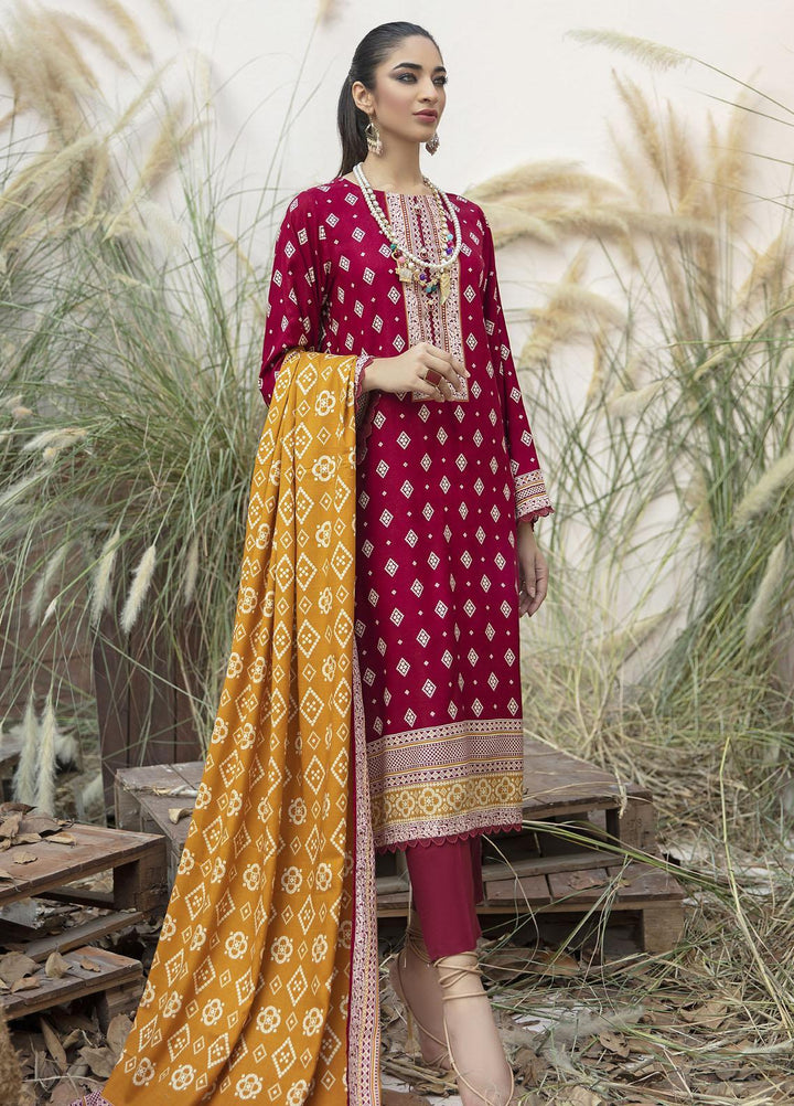 Ittehad Textiles Printed Linen Suits Unstitched 3 Piece IT21JL LF-JN-21504A - Winter Collection
