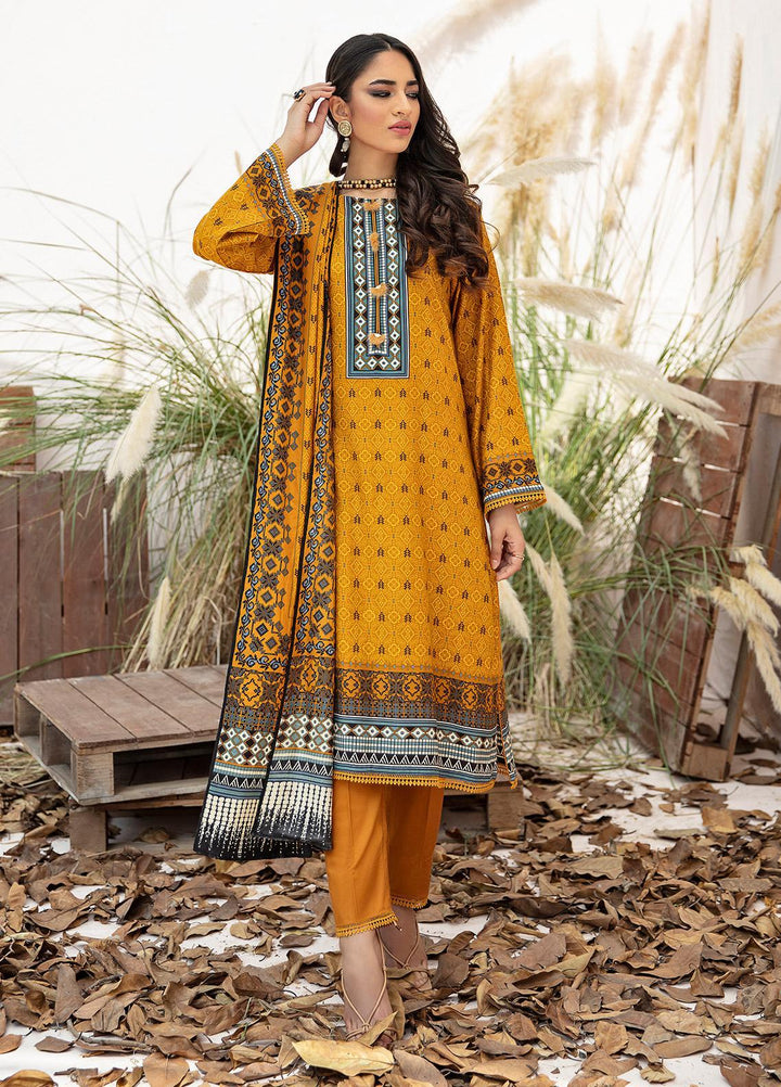 Ittehad Textiles Printed Linen Suits Unstitched 3 Piece IT21JL LF-JN-21506A - Winter Collection