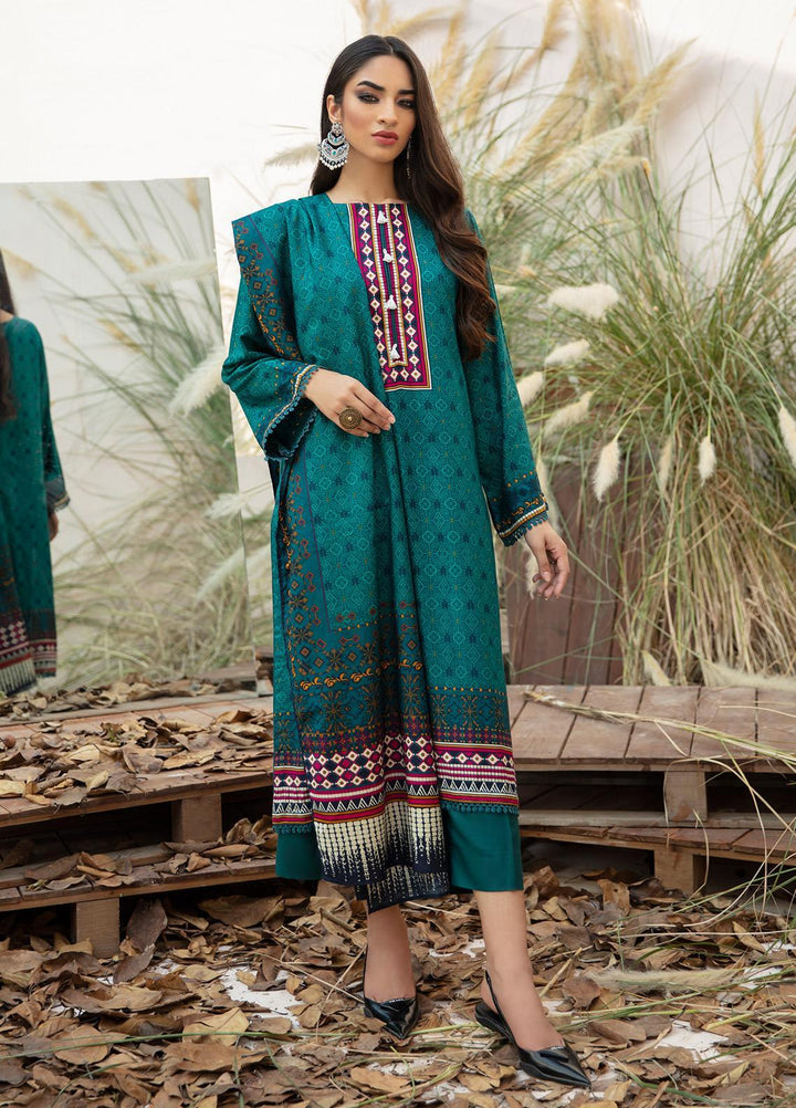 Ittehad Textiles Printed Linen Suits Unstitched 3 Piece IT21JL LF-JN-21506B - Winter Collection