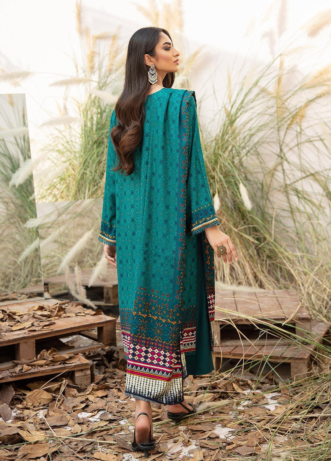 Ittehad Textiles Printed Linen Suits Unstitched 3 Piece IT21JL LF-JN-21506B - Winter Collection