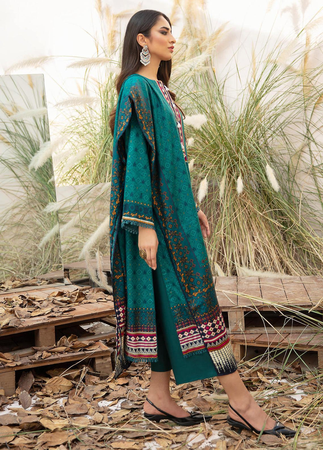 Ittehad Textiles Printed Linen Suits Unstitched 3 Piece IT21JL LF-JN-21506B - Winter Collection