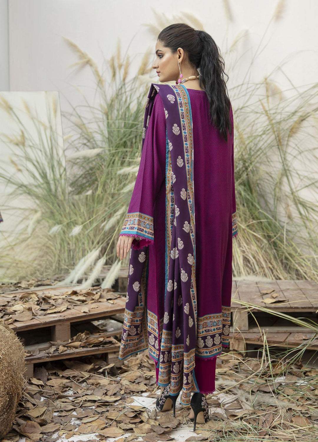 Ittehad Textiles Printed Linen Suits Unstitched 3 Piece IT21JL LF-JN-21507A - Winter Collection