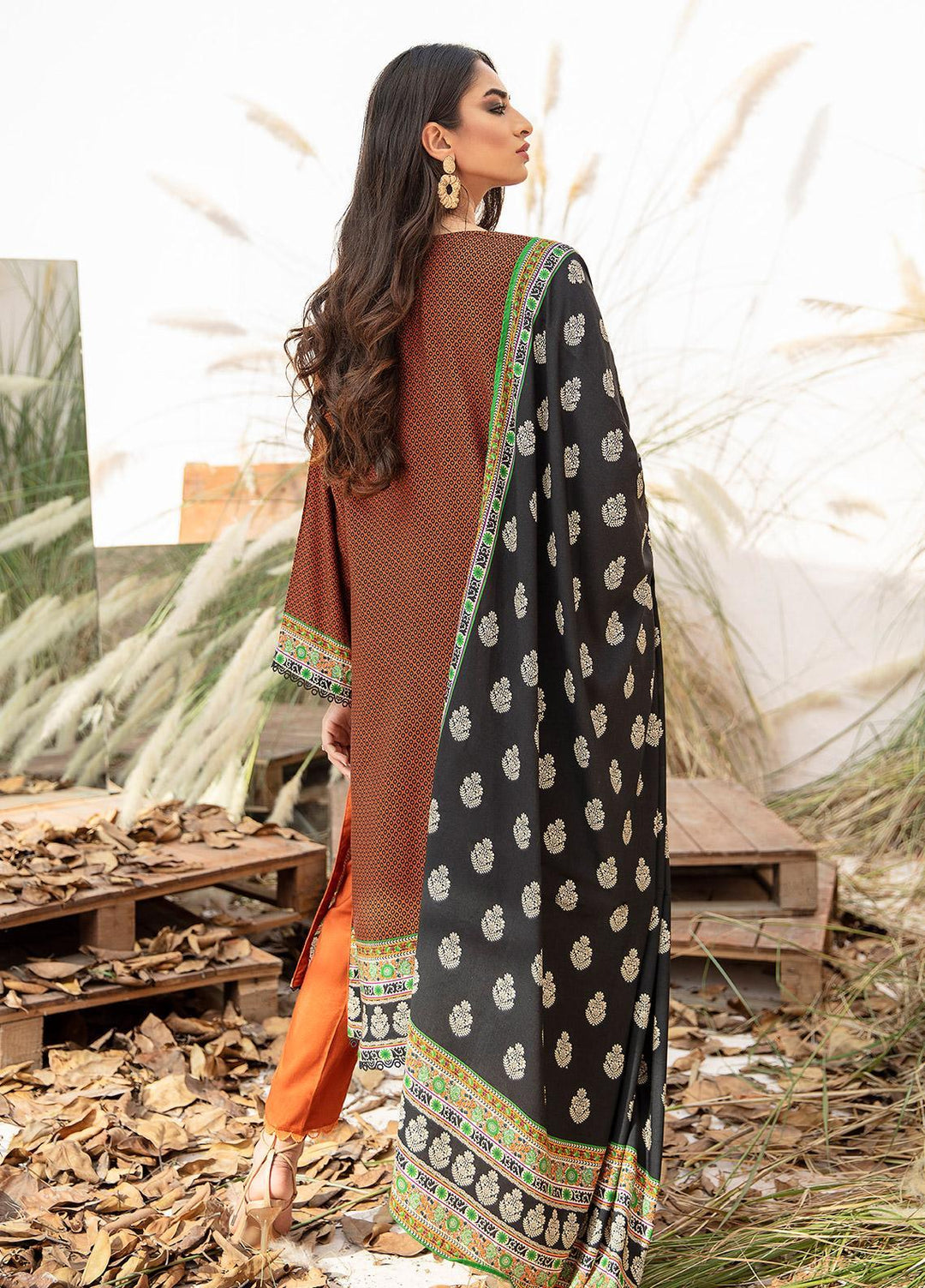 Ittehad Textiles Printed Linen Suits Unstitched 3 Piece IT21JL LF-JN-21507B - Winter Collection