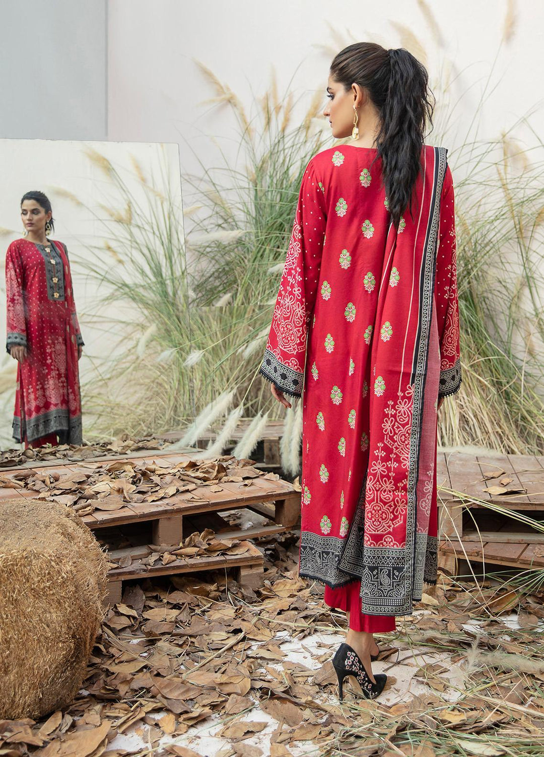 Ittehad Textiles Printed Linen Suits Unstitched 3 Piece IT21JL LF-JN-21508A - Winter Collection