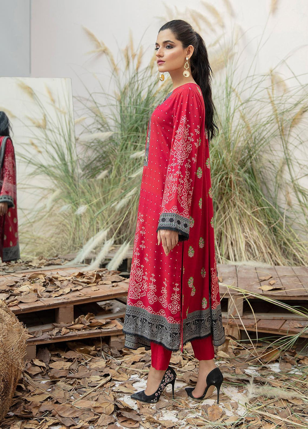 Ittehad Textiles Printed Linen Suits Unstitched 3 Piece IT21JL LF-JN-21508A - Winter Collection