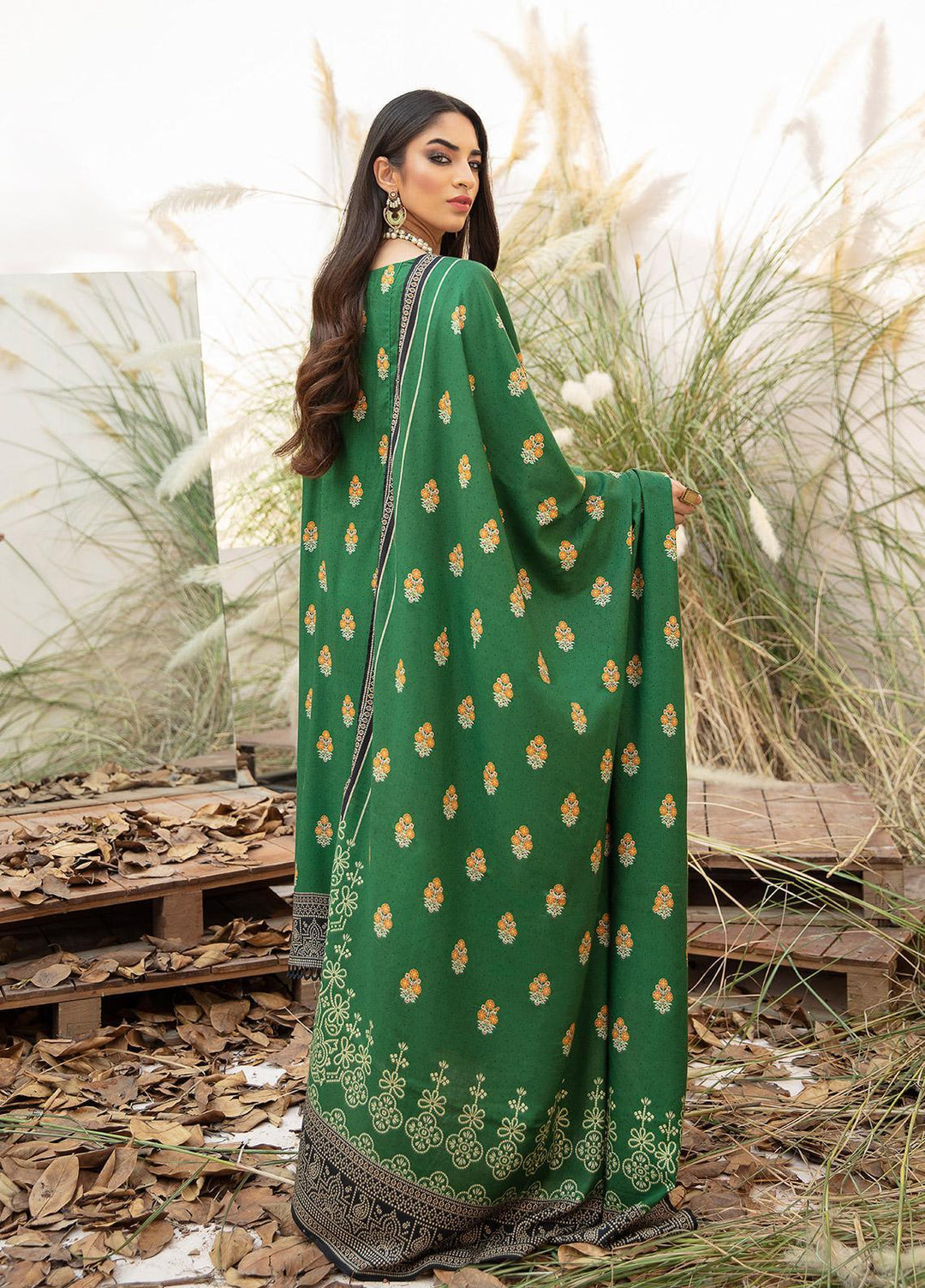 Ittehad Textiles Printed Linen Suits Unstitched 3 Piece IT21JL LF-JN-21508B - Winter Collection