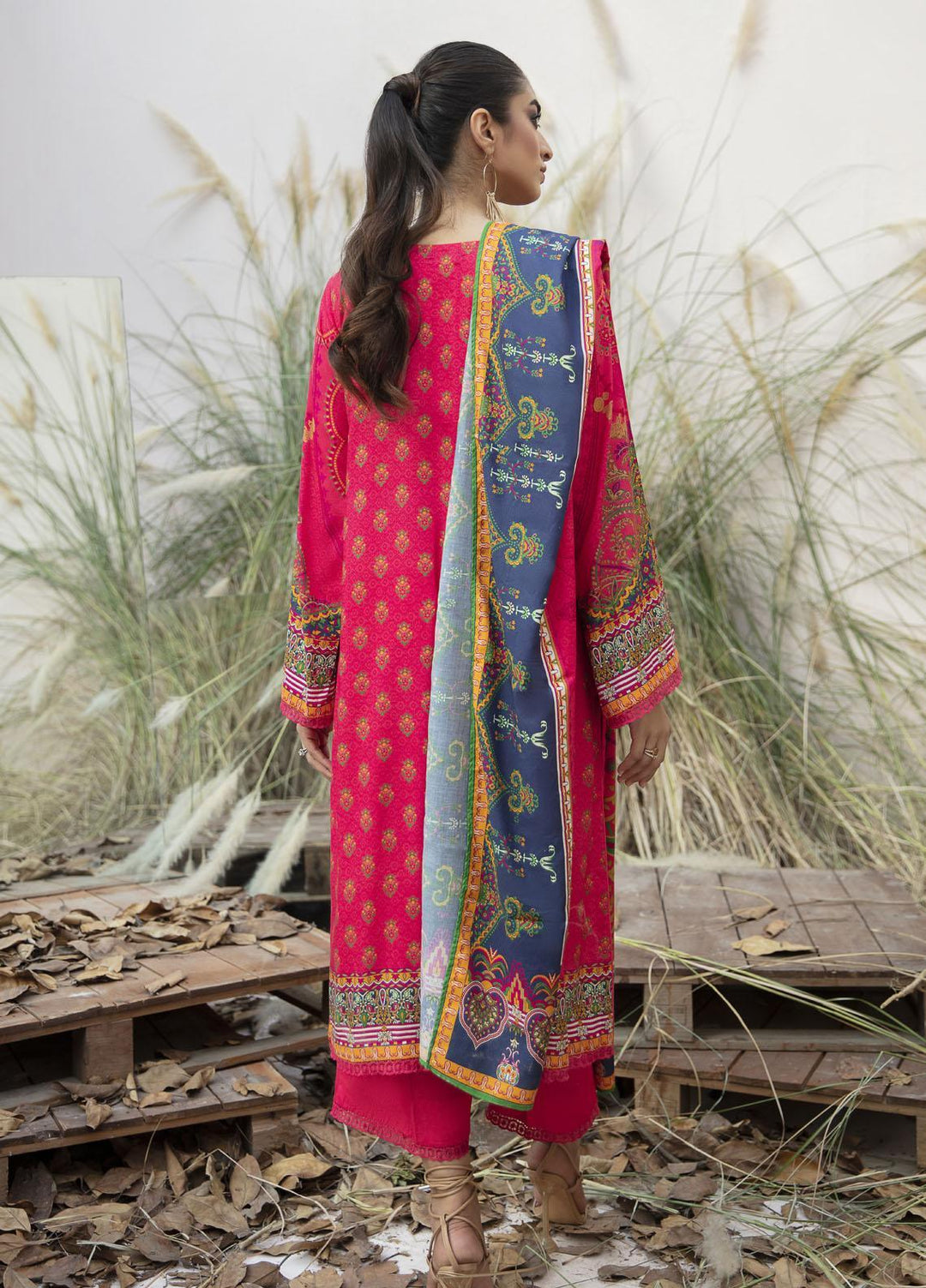 Ittehad Textiles Printed Linen Suits Unstitched 3 Piece IT21JL LF-JN-21510B - Winter Collection