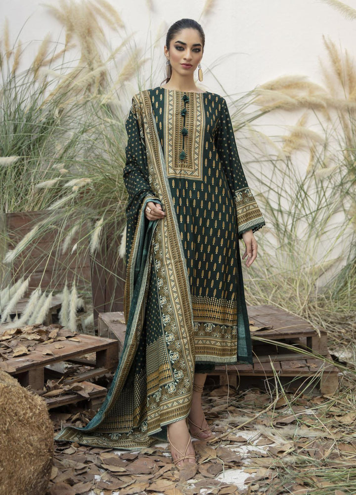 Ittehad Textiles Printed Linen Suits Unstitched 3 Piece IT21JL LF-JN-21511B - Winter Collection