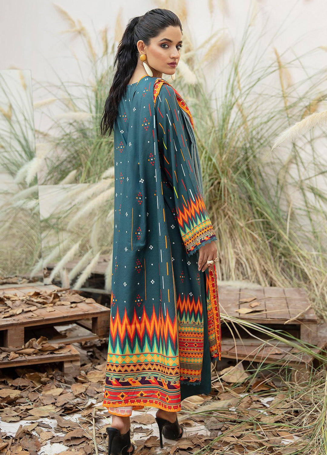 Ittehad Textiles Printed Linen Suits Unstitched 3 Piece IT21JL LF-JN-21512A - Winter Collection