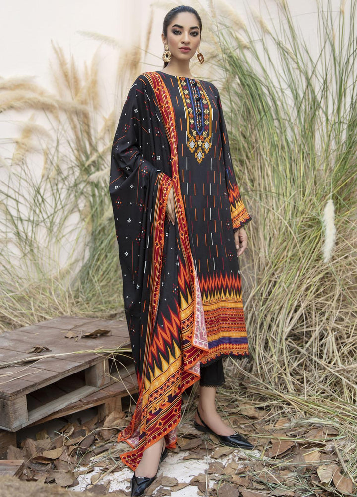 Ittehad Textiles Printed Linen Suits Unstitched 3 Piece IT21JL LF-JN-21512B - Winter Collection