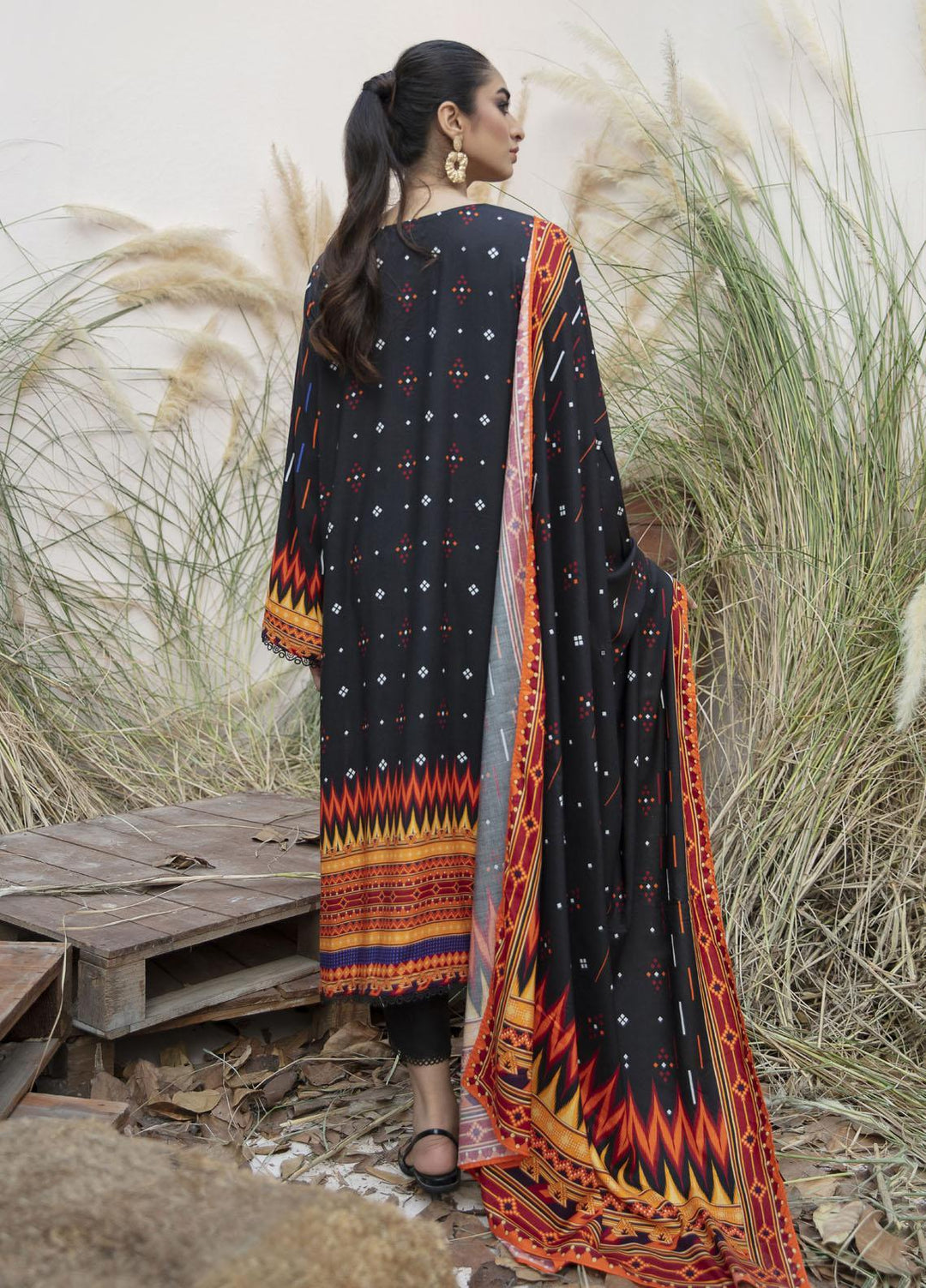 Ittehad Textiles Printed Linen Suits Unstitched 3 Piece IT21JL LF-JN-21512B - Winter Collection