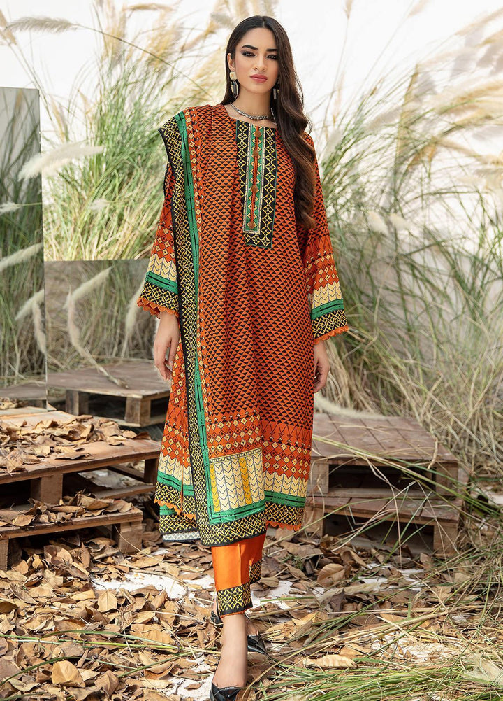 Ittehad Textiles Printed Linen Suits Unstitched 3 Piece IT21JL LF-JN-21513A - Winter Collection