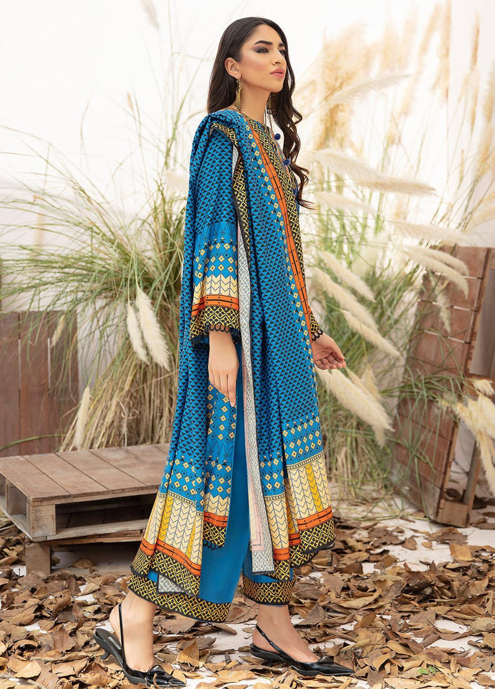 Ittehad Textiles Printed Linen Suits Unstitched 3 Piece IT21JL LF-JN-21513B - Winter Collection