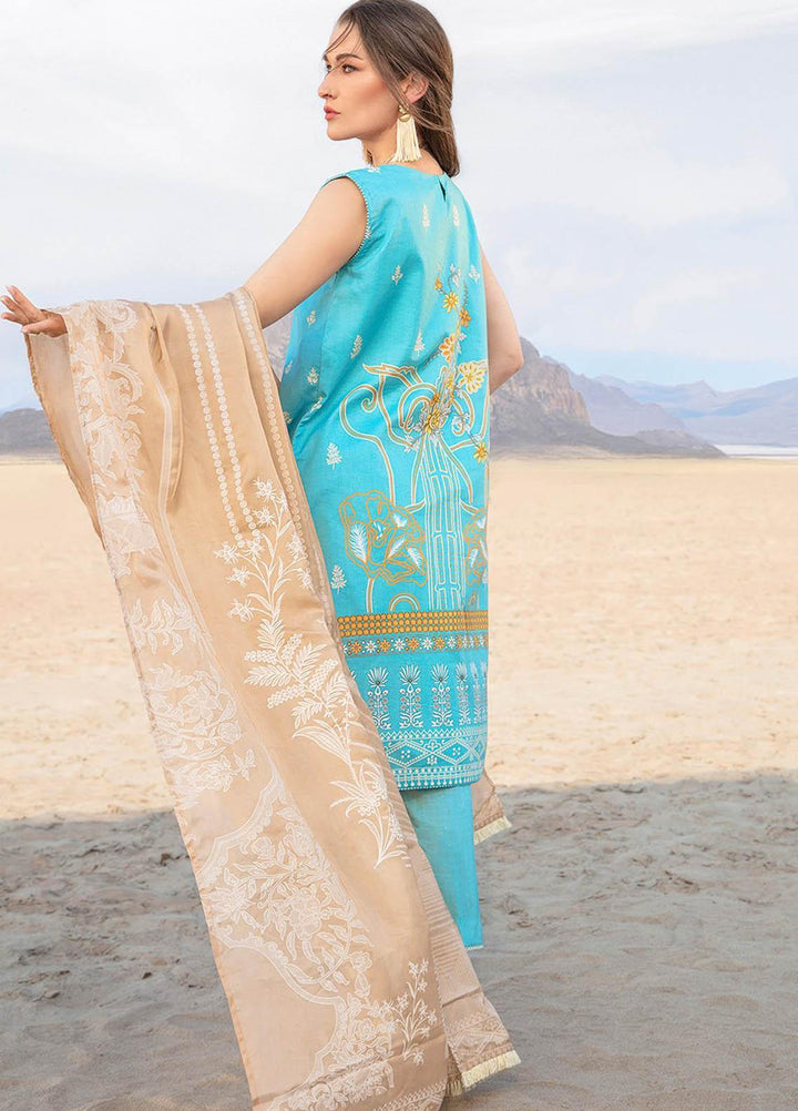 Ittehad Textiles Embroidered Lawn Suits Unstitched 3 Piece IT21PS PRE-OPULENCE - Premium Summer Collection