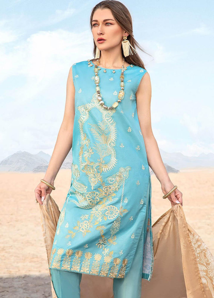 Ittehad Textiles Embroidered Lawn Suits Unstitched 3 Piece IT21PS PRE-OPULENCE - Premium Summer Collection