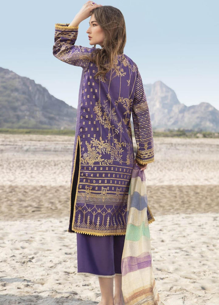 Ittehad Textiles Embroidered Lawn Suits Unstitched 3 Piece IT21PS PRE-PENILLION - Premium Summer Collection